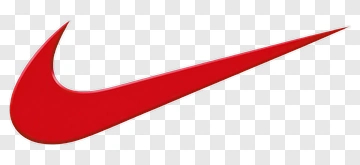Nike Logo In Red 3D Style PNG