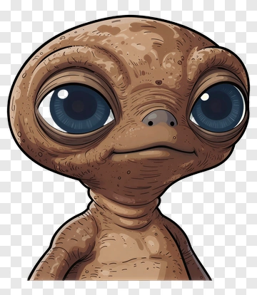 Cute Alien Creature PNG