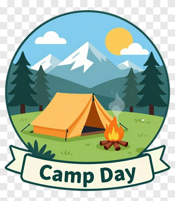 Camp Day Adventure PNG