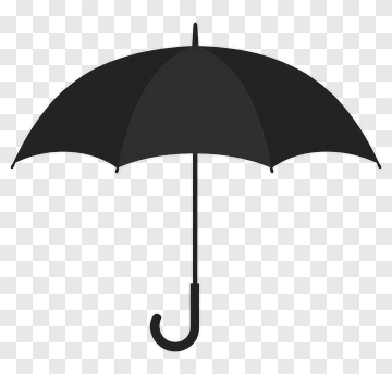 Black Umbrella PNG