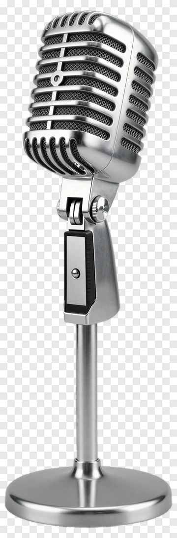 Vintage Microphone PNG