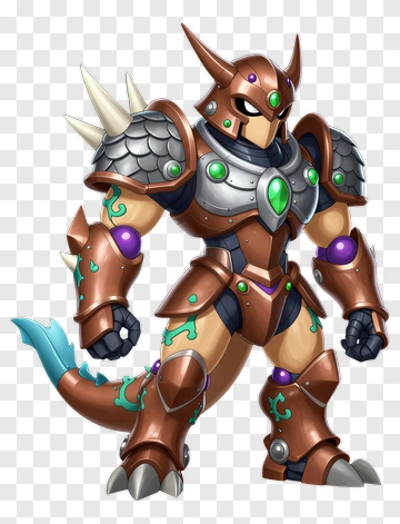 Armored Fantasy Creature PNG
