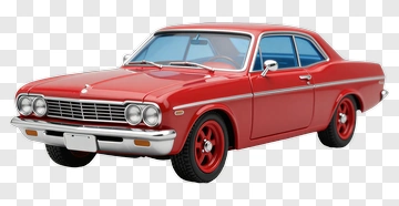 Red Classic Car Model PNG