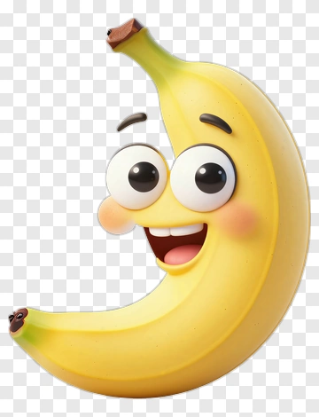 Happy Banana PNG