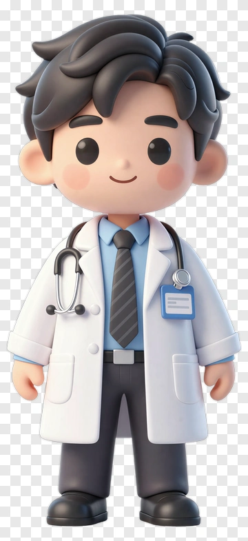 Cartoon Doctor Character PNG