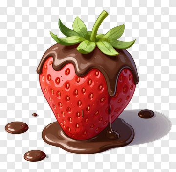 Chocolate Dipped Strawberry PNG