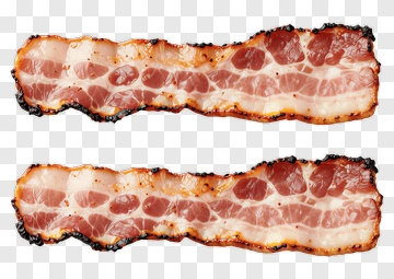 Crispy Bacon Strips PNG