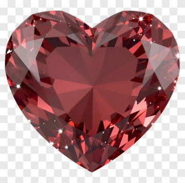 Heart-Shaped Diamond PNG