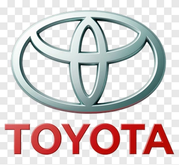Toyota Logo In 3D Red And Silver PNG