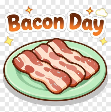 Bacon Day PNG