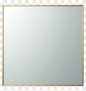 Gold Framed Mirror PNG