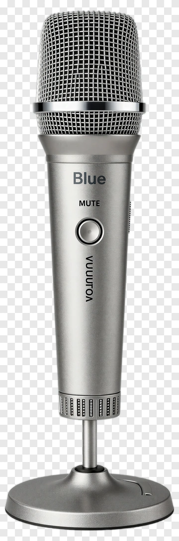 Blue VUUNUVA Microphone PNG
