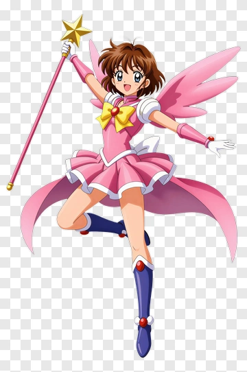 Sailor Chibi Moon With Star Wand PNG