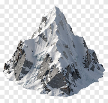Snow-Capped Mountain Peak PNG
