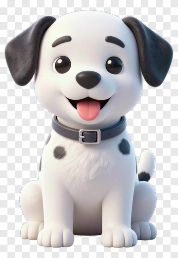 Cute Puppy With Collar PNG