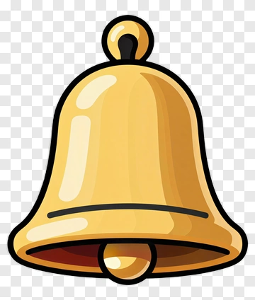 Golden Bell PNG