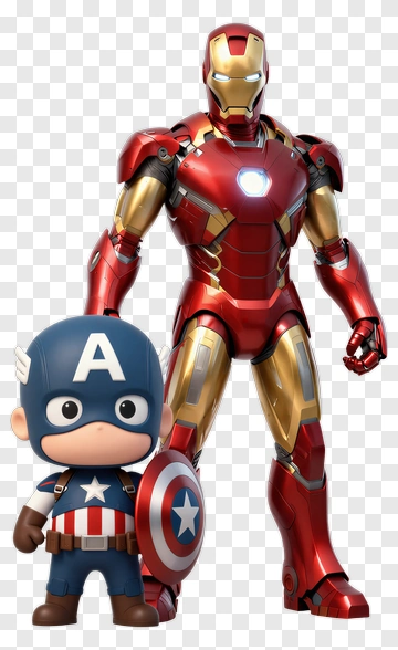 Iron Man And Captain America Together PNG