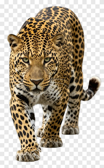 Leopard In Motion PNG