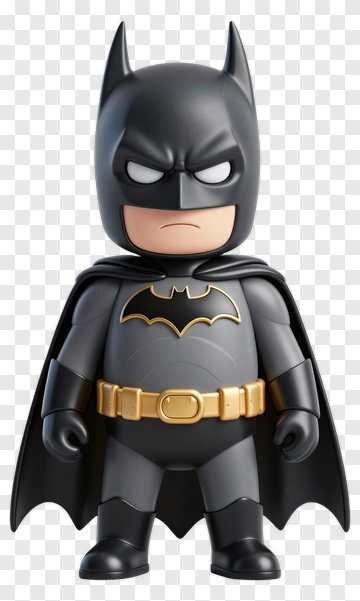Batman Chibi Figure PNG