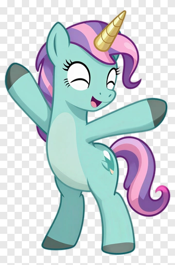 Dancing Unicorn Pony PNG