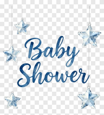 Baby Shower Watercolor Design PNG