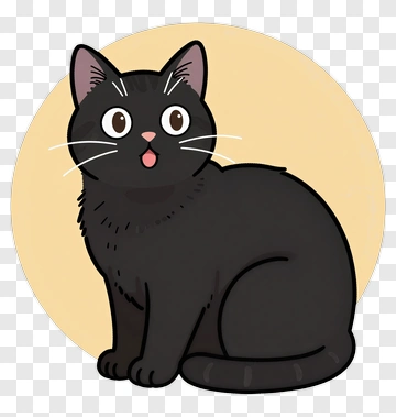 Black Cat PNG