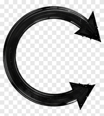 Black Arrow Loop PNG