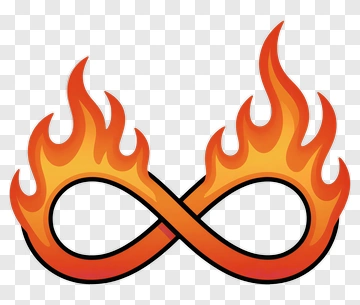 Fire Infinity Symbol PNG