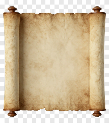 Ancient Scroll With Parchment PNG