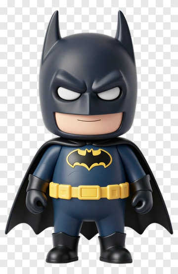 Chibi Batman Action Figure PNG
