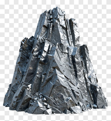 Metallic Mountain PNG