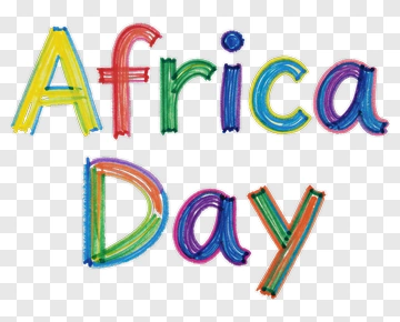 Africa Day Handwritten Text PNG