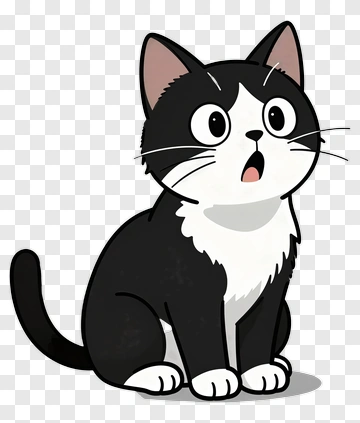 Surprised Cat PNG
