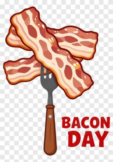 Bacon Day Celebration PNG