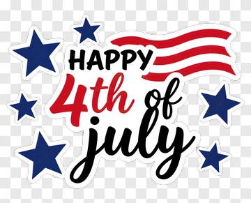 Happy 4th Of July PNG