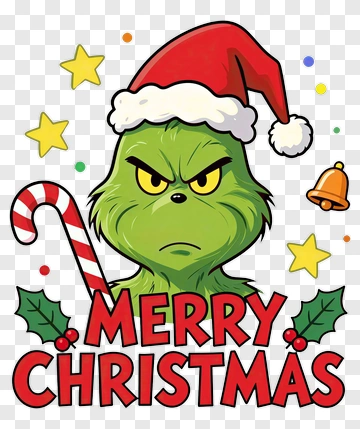 Grinch Christmas Cartoon PNG