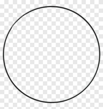 Black Circular Frame PNG