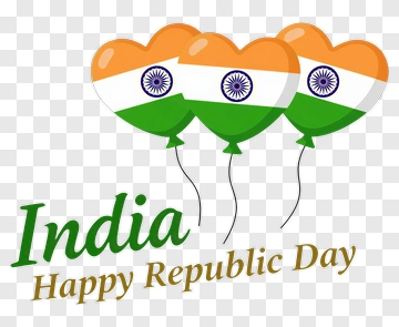 India Republic Day Balloons PNG
