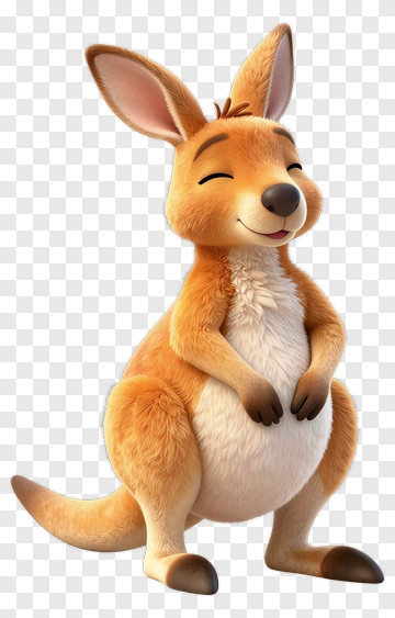 Cute Kangaroo PNG