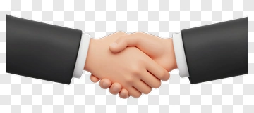Two Hands Shaking In Business Agreement PNG