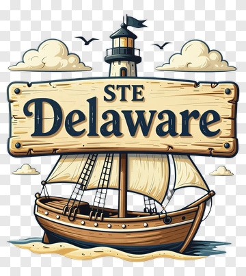 Delaware Ship And Lighthouse PNG