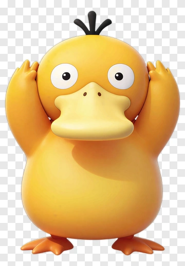 Psyduck Pokemon Character PNG