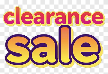 Clearance Sale Text Design PNG