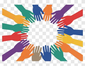 Hands Forming A Circle Of Unity PNG