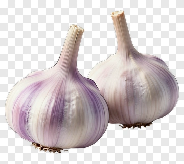 Two Garlic Cloves PNG