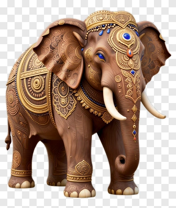 Decorated Elephant PNG