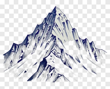 Hand Drawn Mountain PNG
