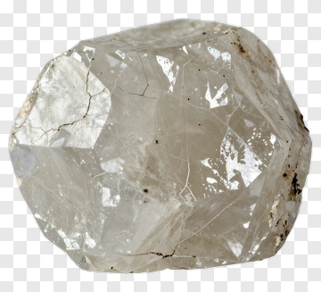 Crystal With Natural Fractures PNG