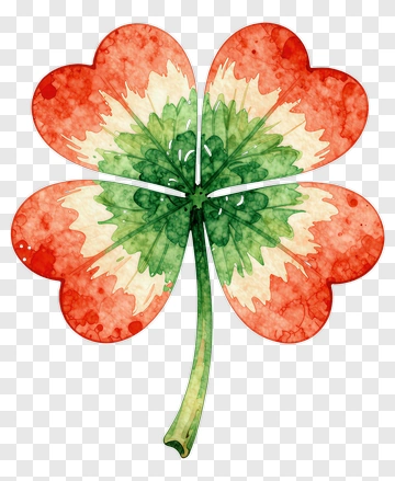Watercolor Clover PNG