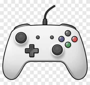 White Game Controller PNG